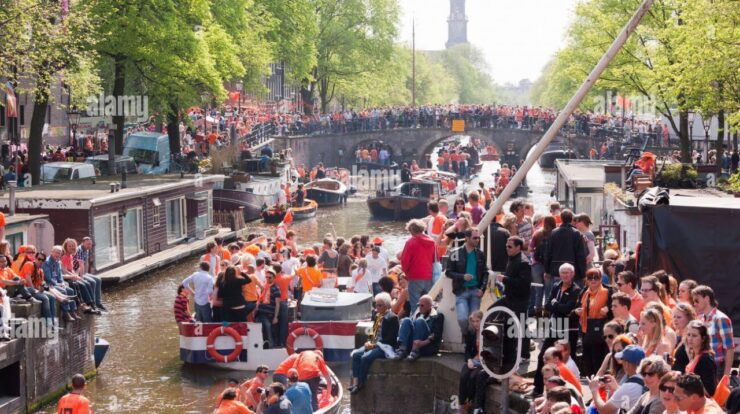 Amsterdam kingsday king